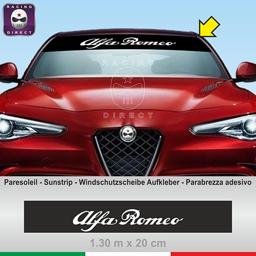 KlassischesLogo Windschutzscheibe aufkleber  ALFA ROMEO